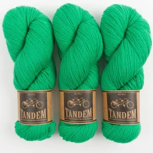 ANTLER SLEEVE SWEATER - GRASS GREEN