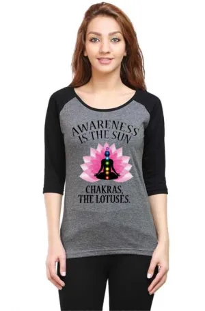 Awareness and chakras | Raglan Tshirt
