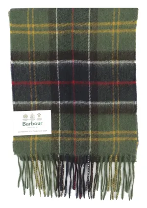 Barbour Lambswool and Cashmere Soft Tartan Scarf