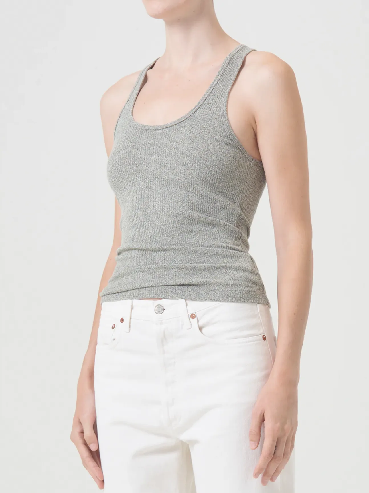 Bianca Tank in Celery