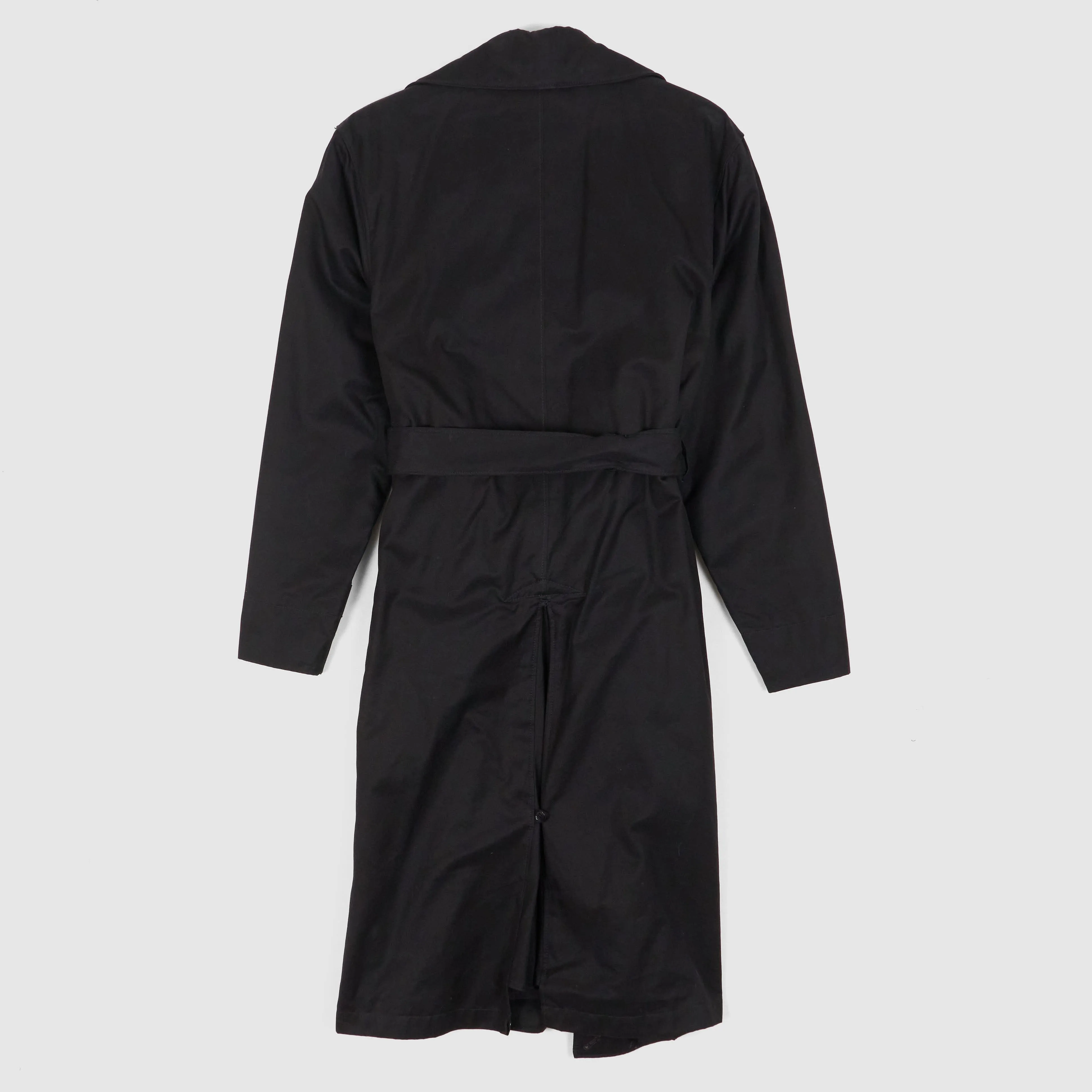 Black Sign Trench Coat