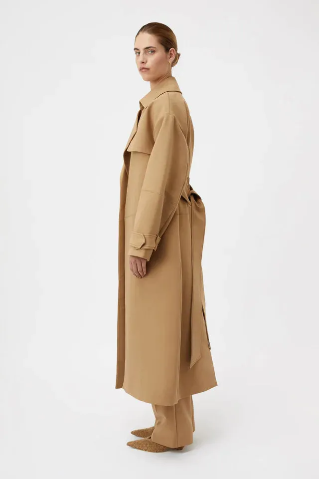 Camilla and Marc Mackinley Trench Coat - Camel