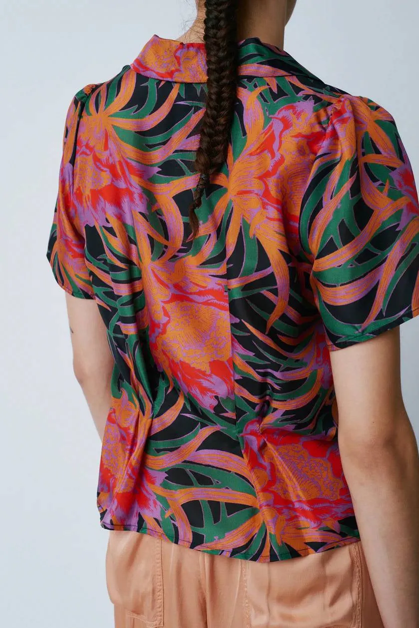 Camp Shirt in Flowers