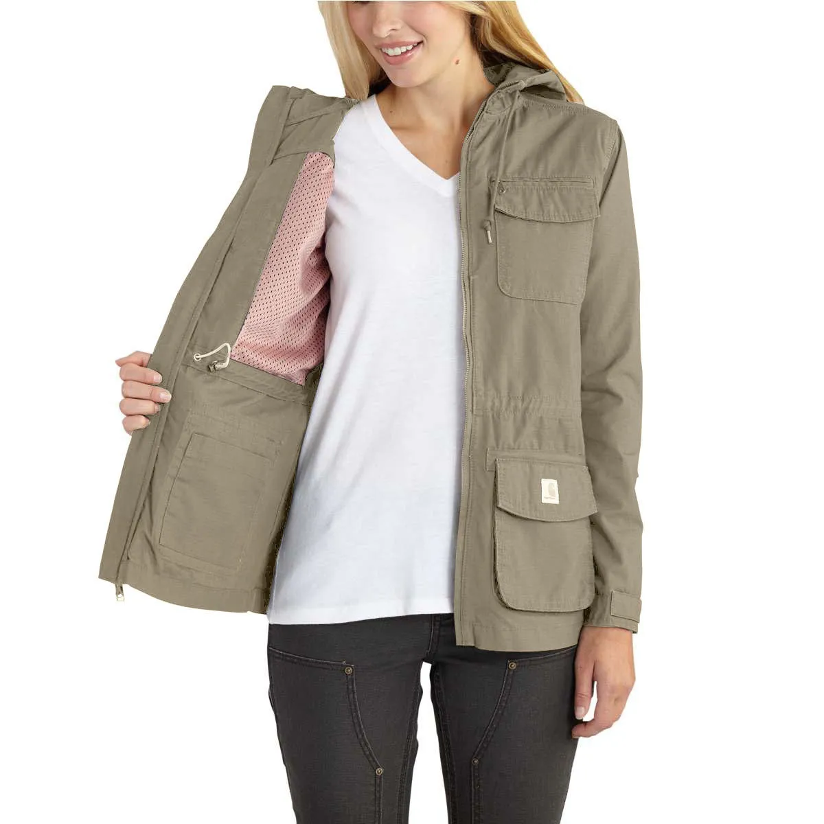Carhartt Women's Field Khaki El Paso Utility Jacket