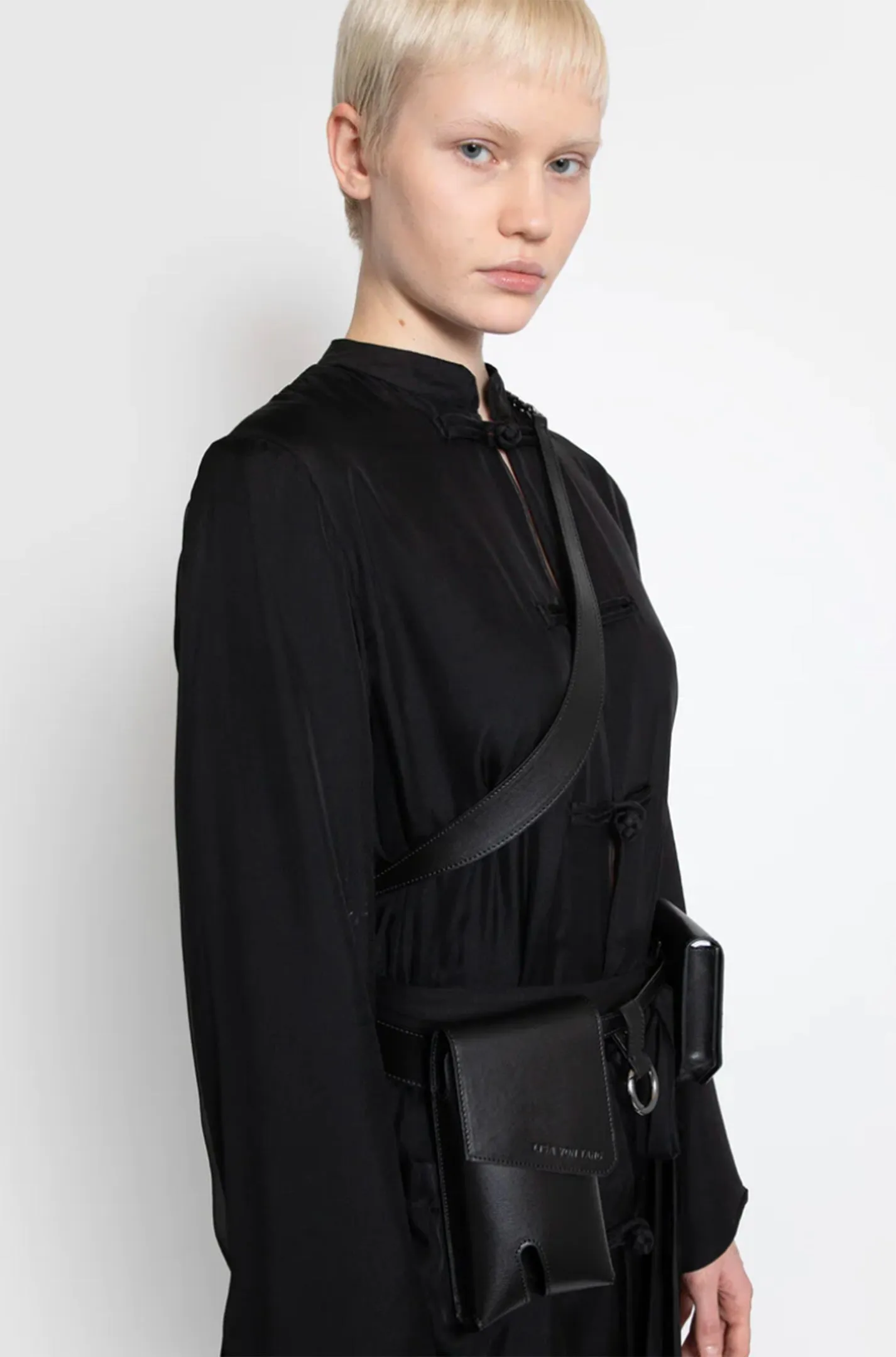 Chiffon Robe Lined with Soft Linen