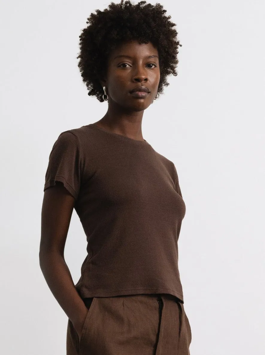 Classic Tee, Regen Silk Noil Jersey, Manzanita