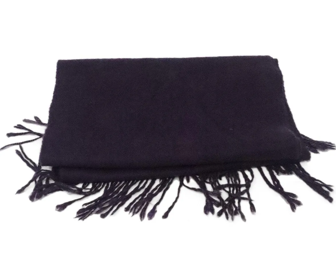 Coach Purple Cashmere Scarf