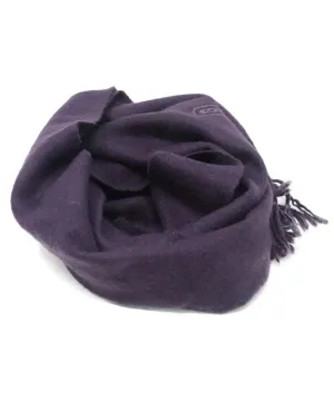 Coach Purple Cashmere Scarf