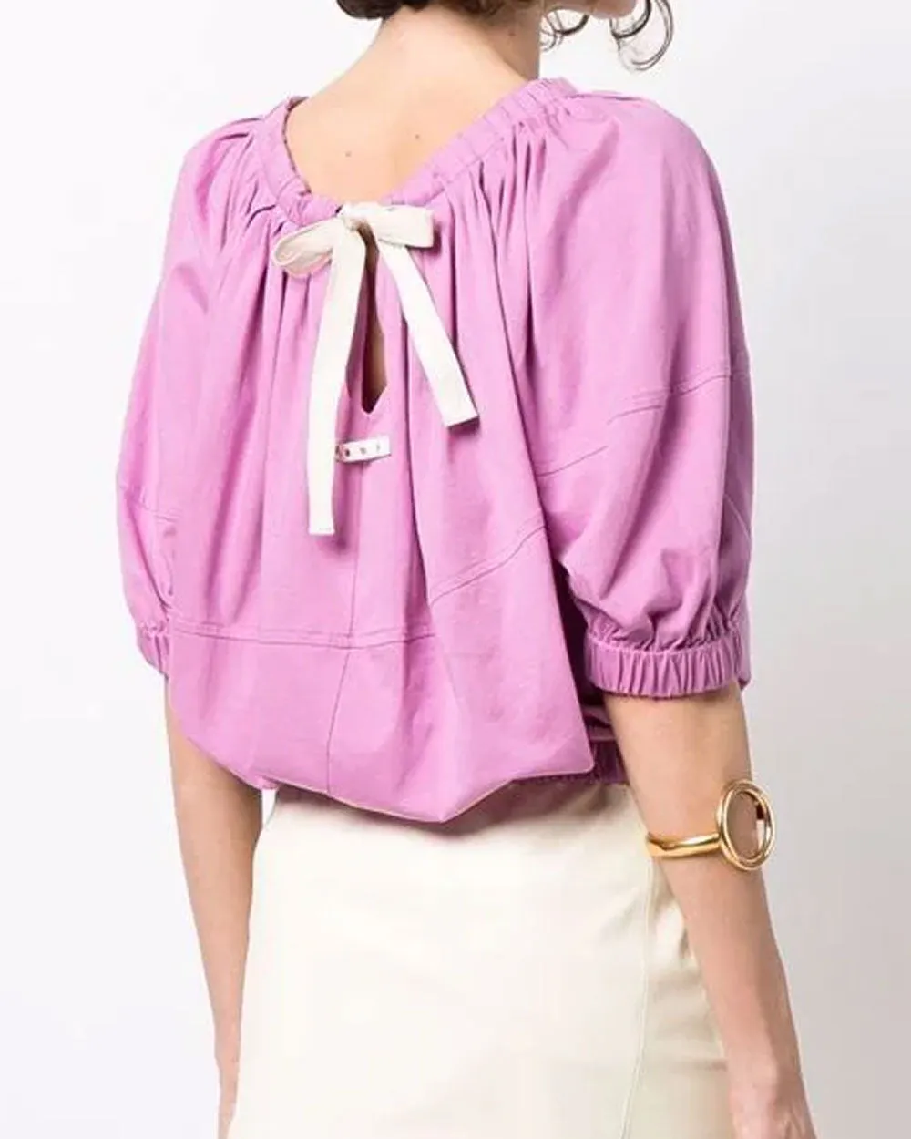 Crocus Purple Tie Back T-Shirt