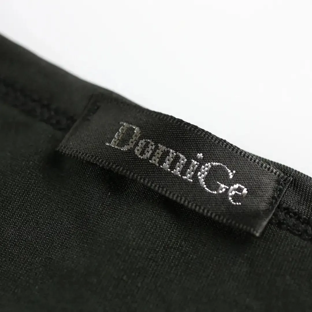 DomiGe Men's High-Stretch Short Sleeve Shirt Undershirt