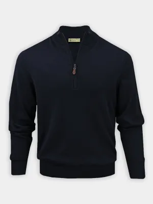 Donald Ross 1/4 Zip - Black