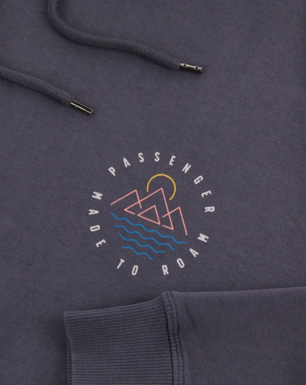 Escapism Recycled Cotton Hoodie - Faded Black
