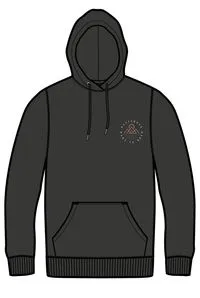 Escapism Recycled Cotton Hoodie - Faded Black