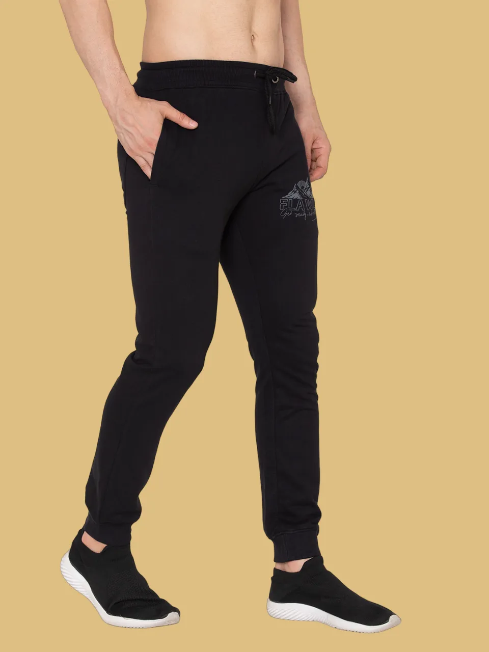 Flawless Men's Black Comfort Jogger