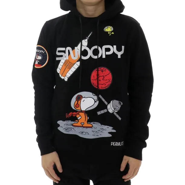 Freeze Max Snoopy Space Peanuts Hoodie BLACK