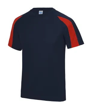 French Navy/Fire Red - Contrast cool T