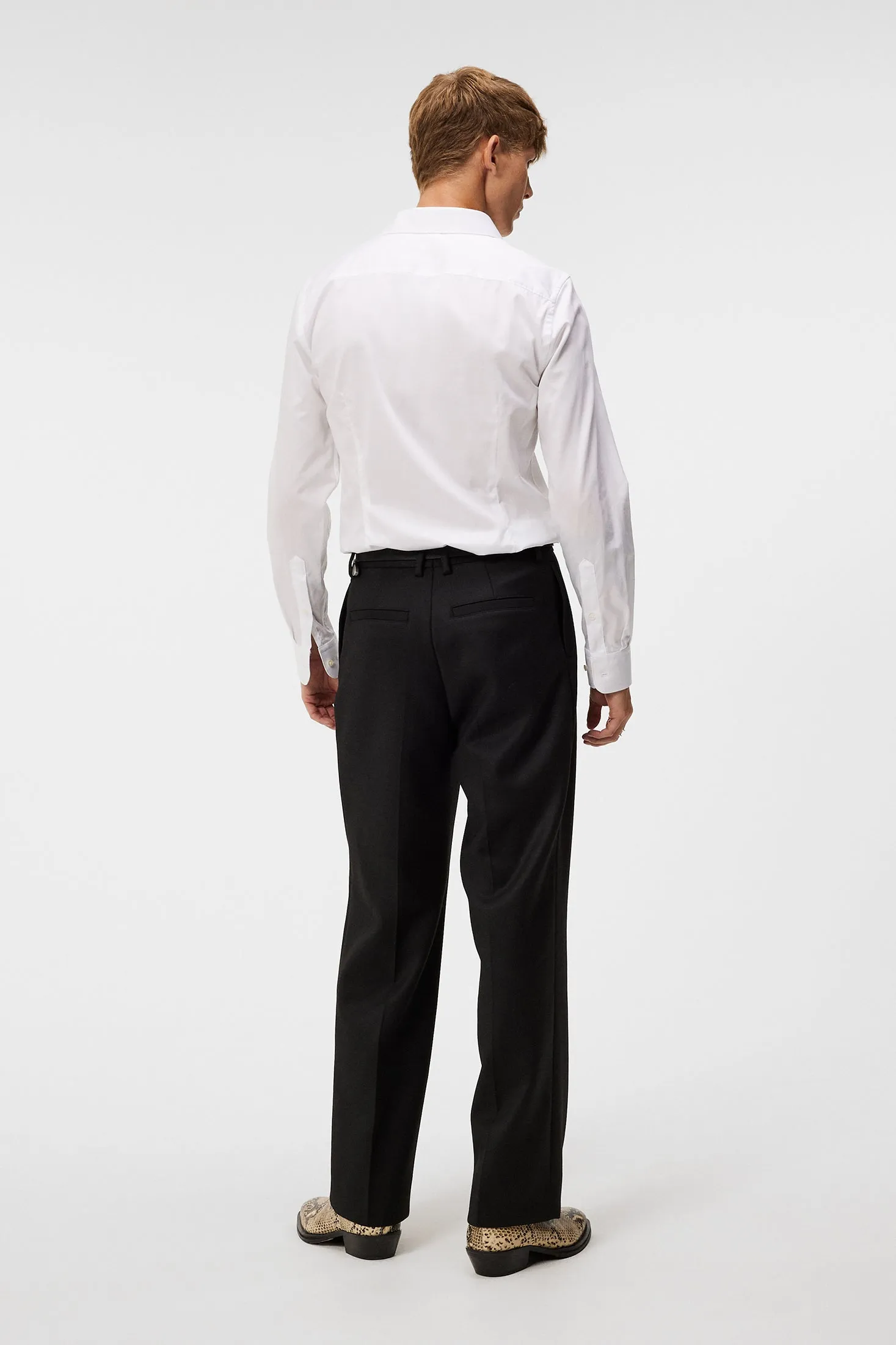 Haij Double Pleat Pants / Black