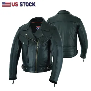 HL10286NKD Highend Men's Pistol Pete Leather Jacket