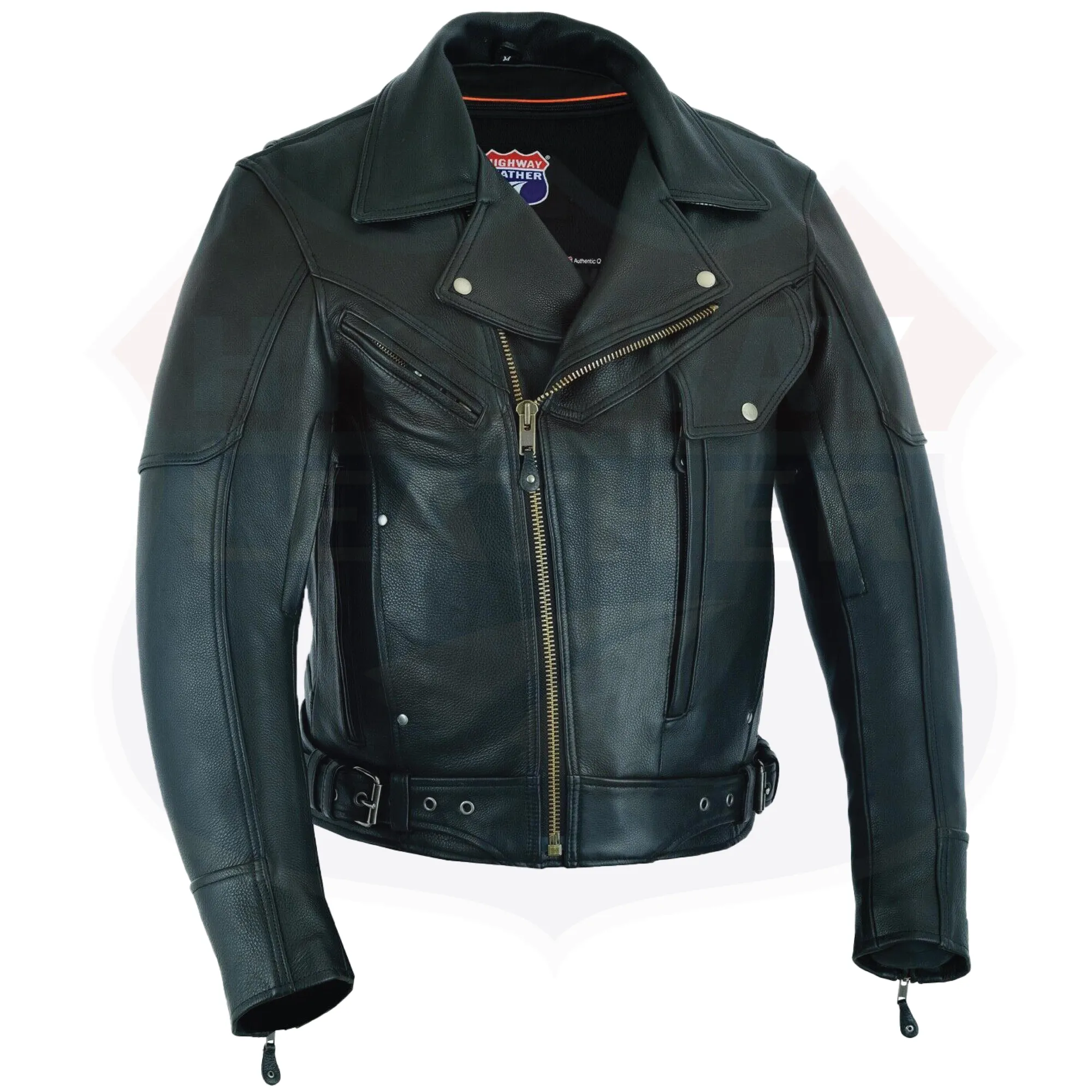 HL10286NKD Highend Men's Pistol Pete Leather Jacket