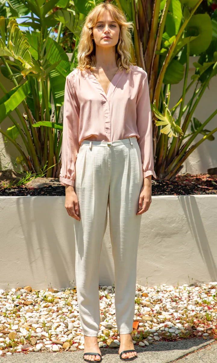 HOSS Silk  Maven Shirt -  Blush
