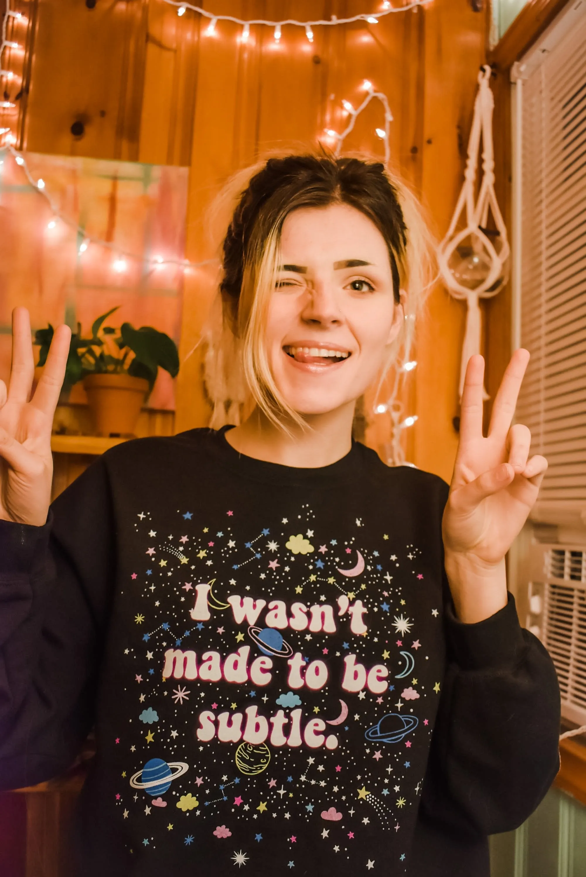 I Wasn't Made To Be Subtle Crewneck Pullover