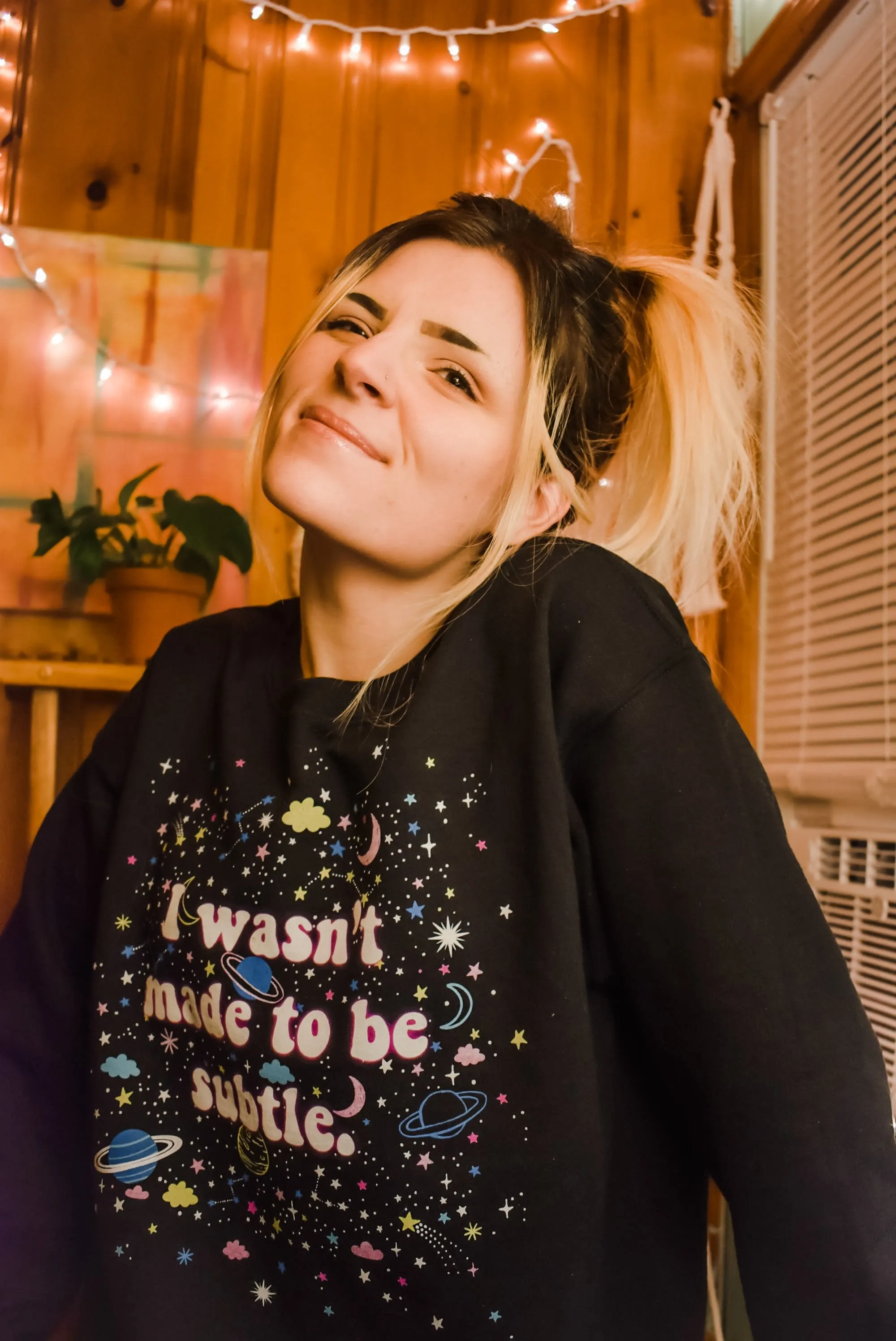 I Wasn't Made To Be Subtle Crewneck Pullover