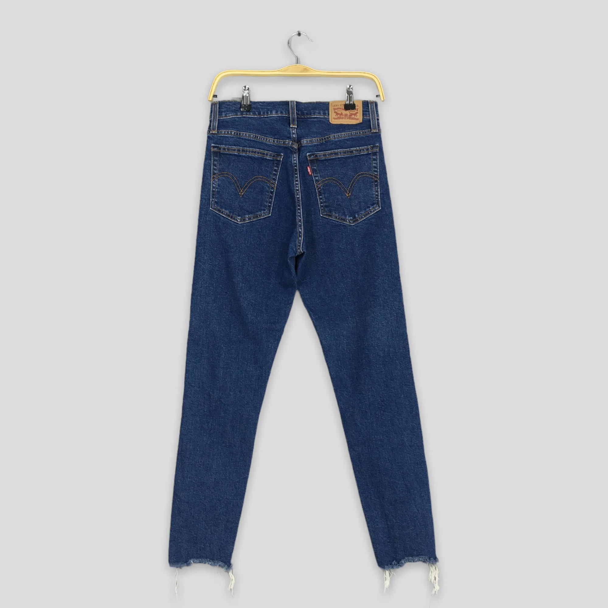 Levi's Wedgie Skinny Jeans Dark Blue Size 27x27