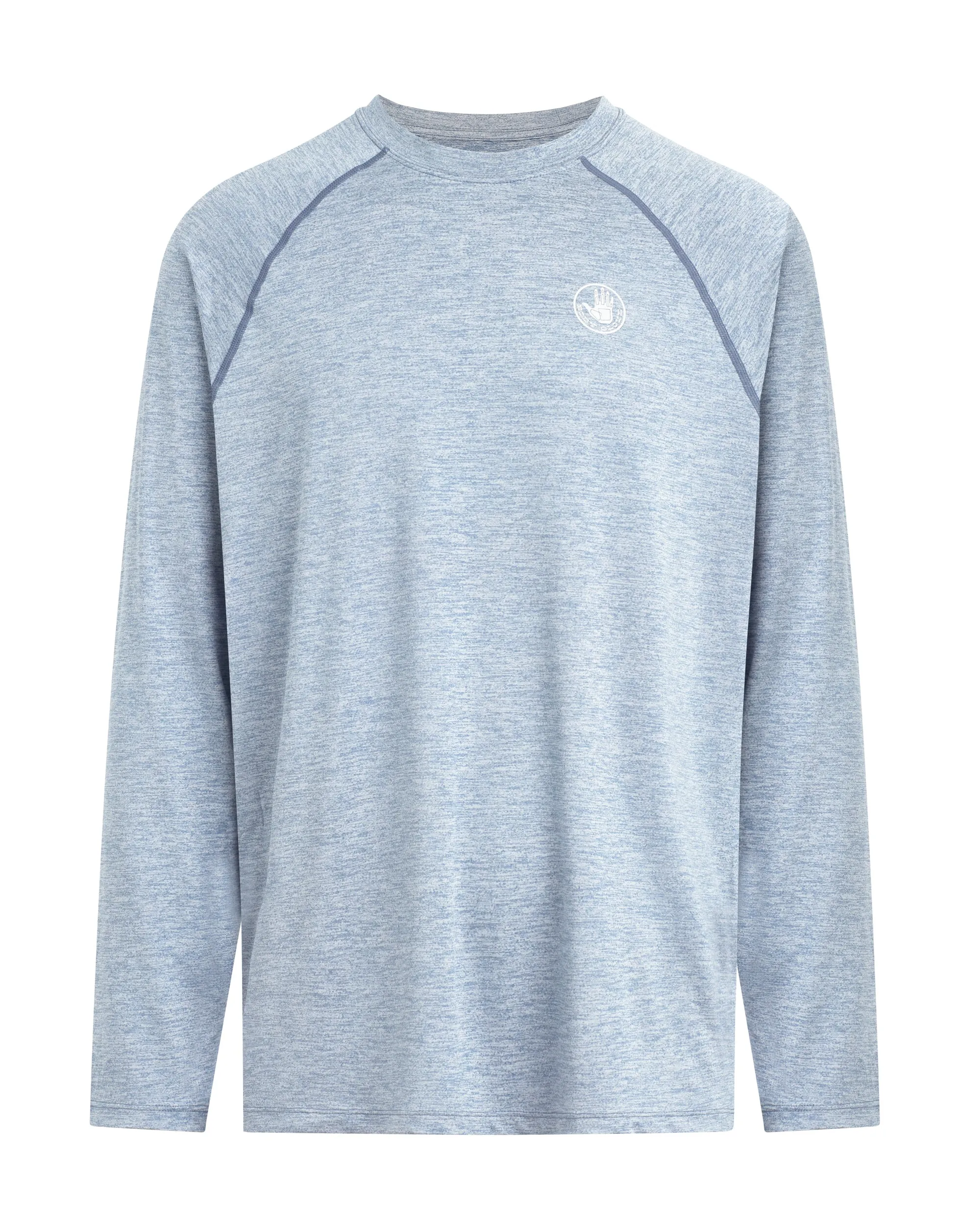 Long-Sleeved Raglan UPF 50  T-Shirt - Blue