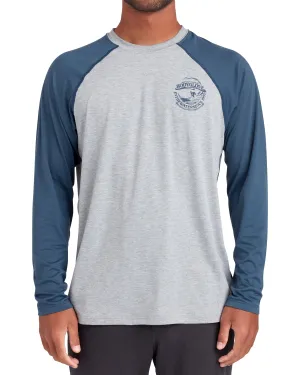 Long-Sleeved Raglan UPF 50  T-Shirt - Heather