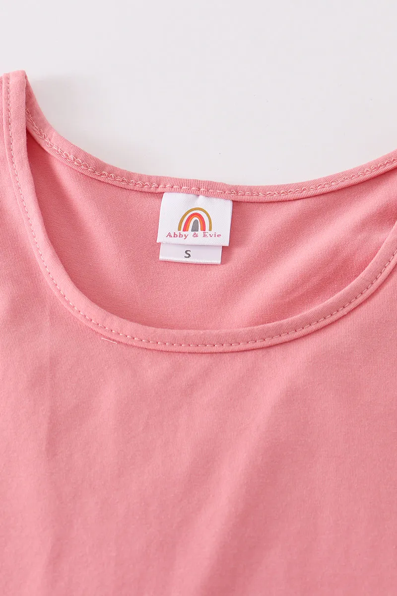 Mauve blank basic kids teens adult tank top