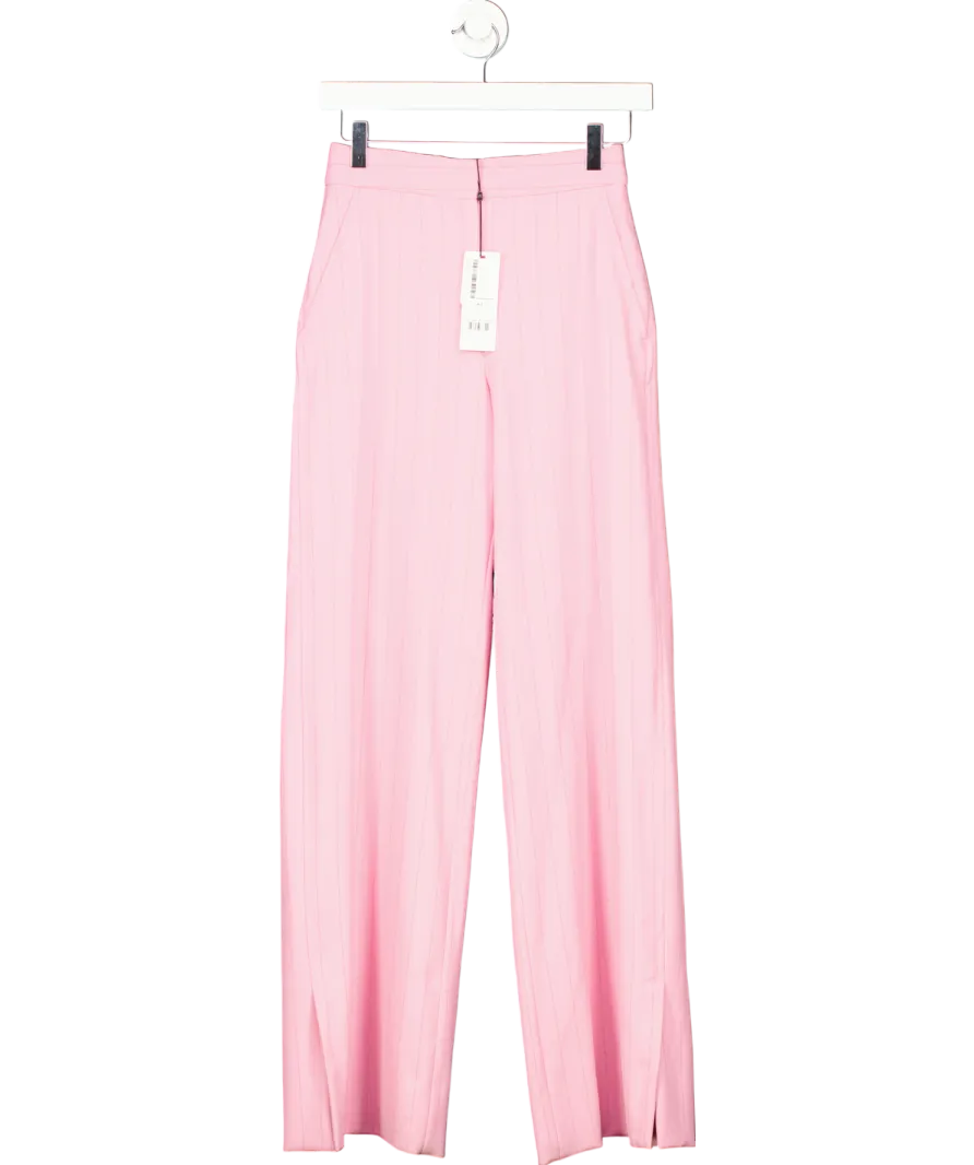 ME   EM Pink Pinstripe Tailored Man Pants UK 4