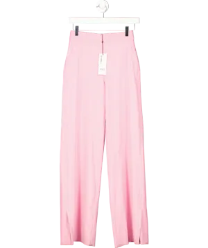 ME   EM Pink Pinstripe Tailored Man Pants UK 4
