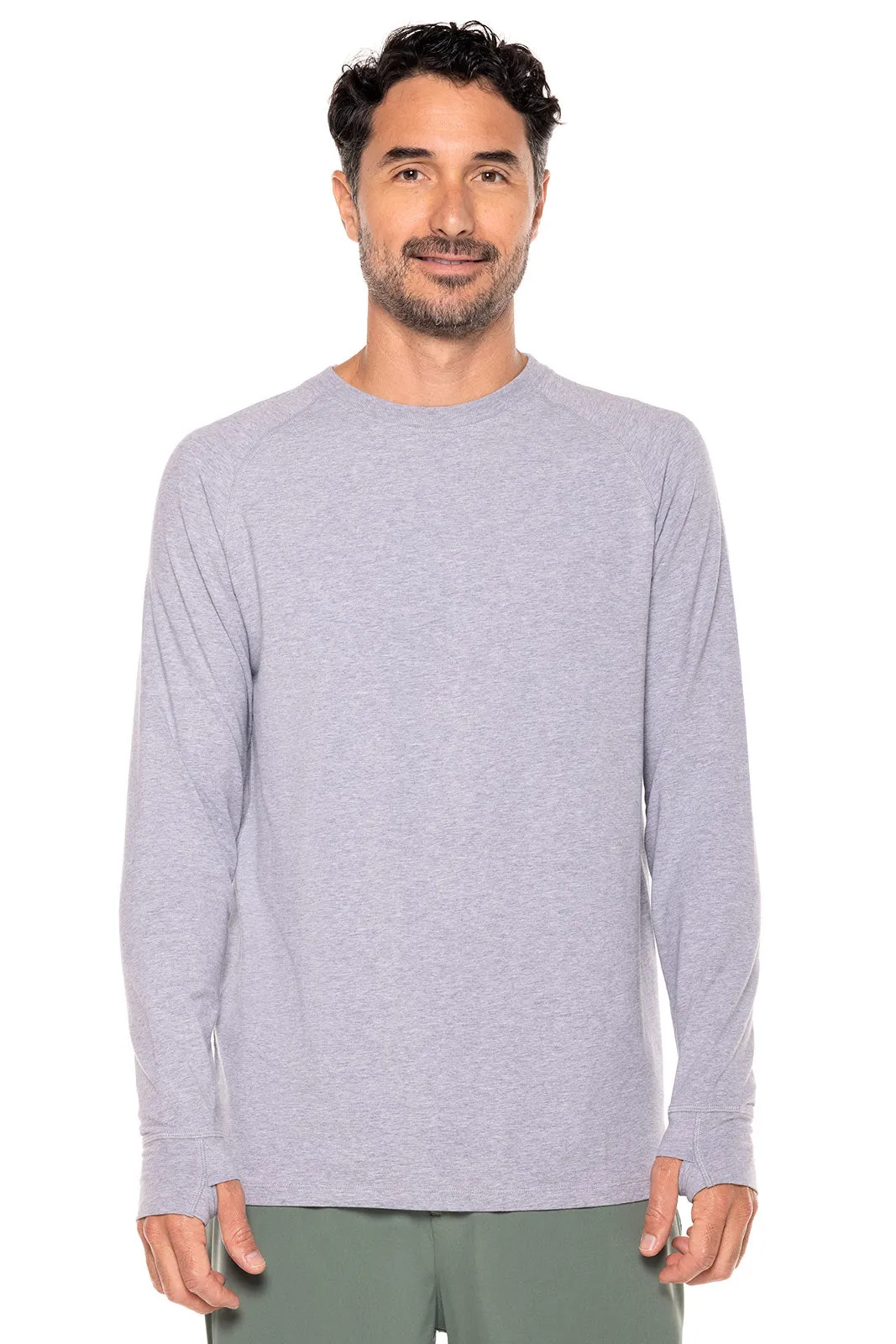 Men's LumaLeo Long Sleeve T-Shirt  |  Grey Heather