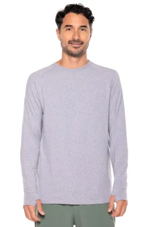 Men's LumaLeo Long Sleeve T-Shirt  |  Grey Heather