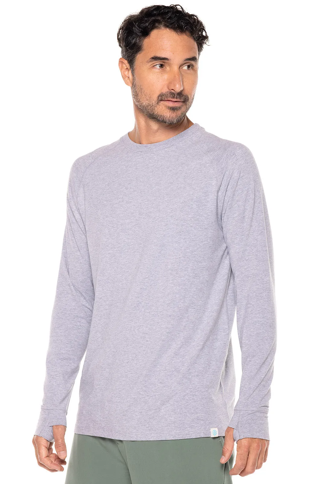 Men's LumaLeo Long Sleeve T-Shirt  |  Grey Heather