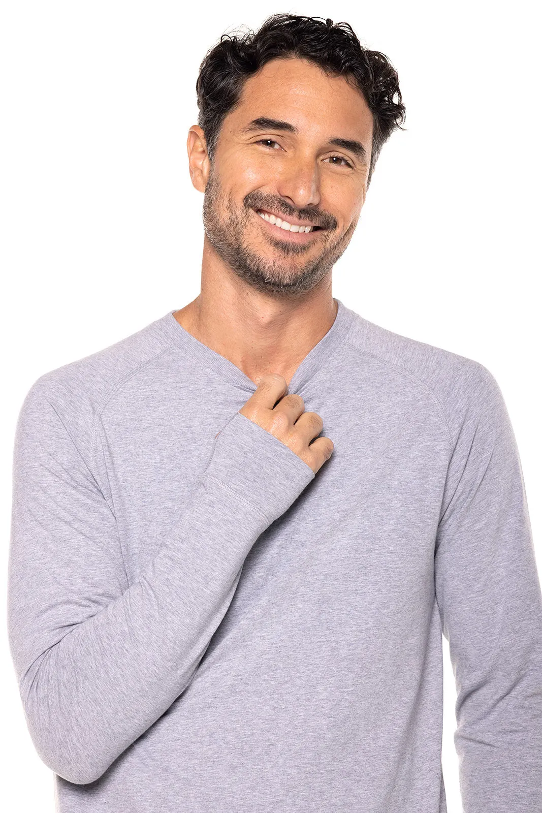 Men's LumaLeo Long Sleeve T-Shirt  |  Grey Heather
