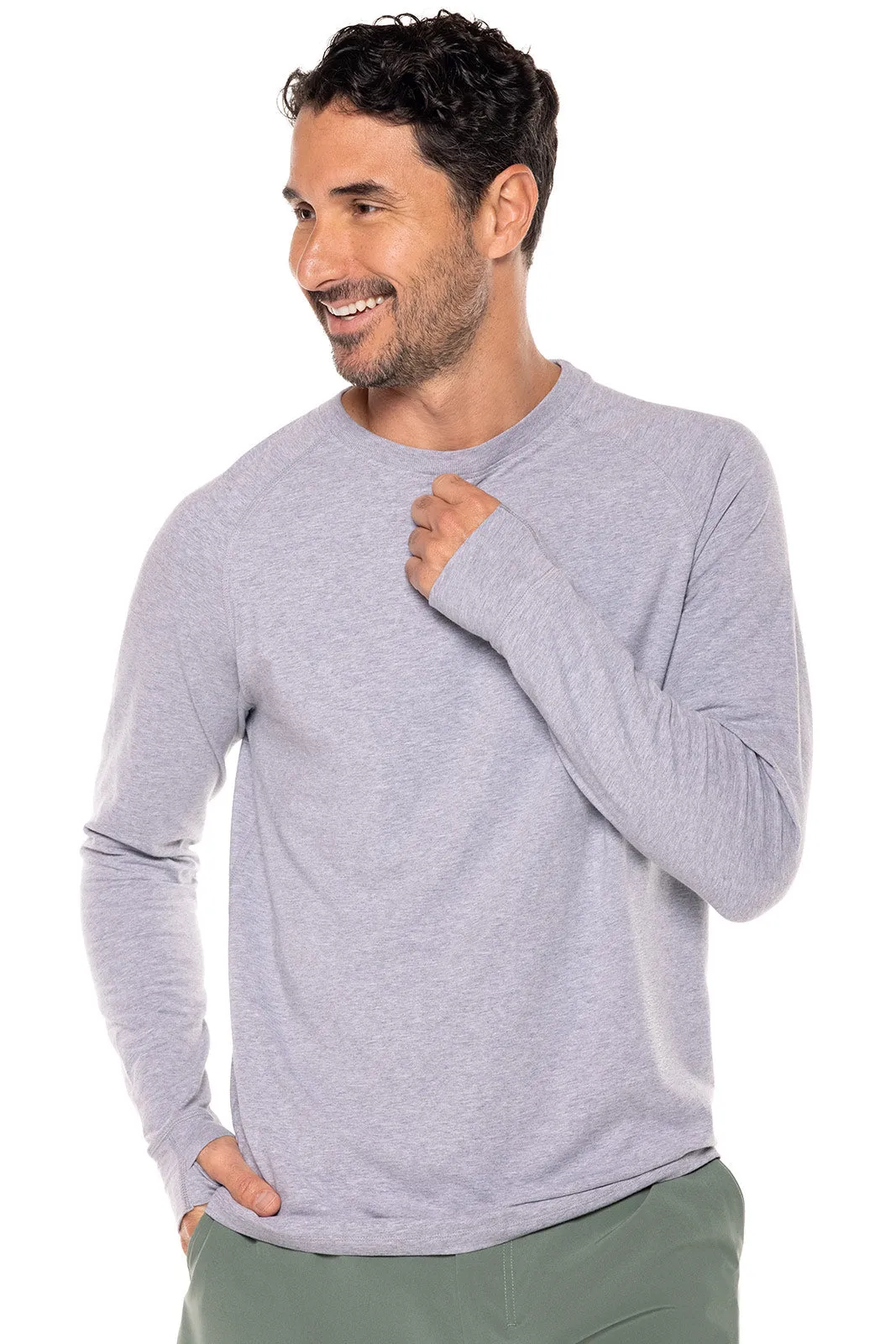 Men's LumaLeo Long Sleeve T-Shirt  |  Grey Heather