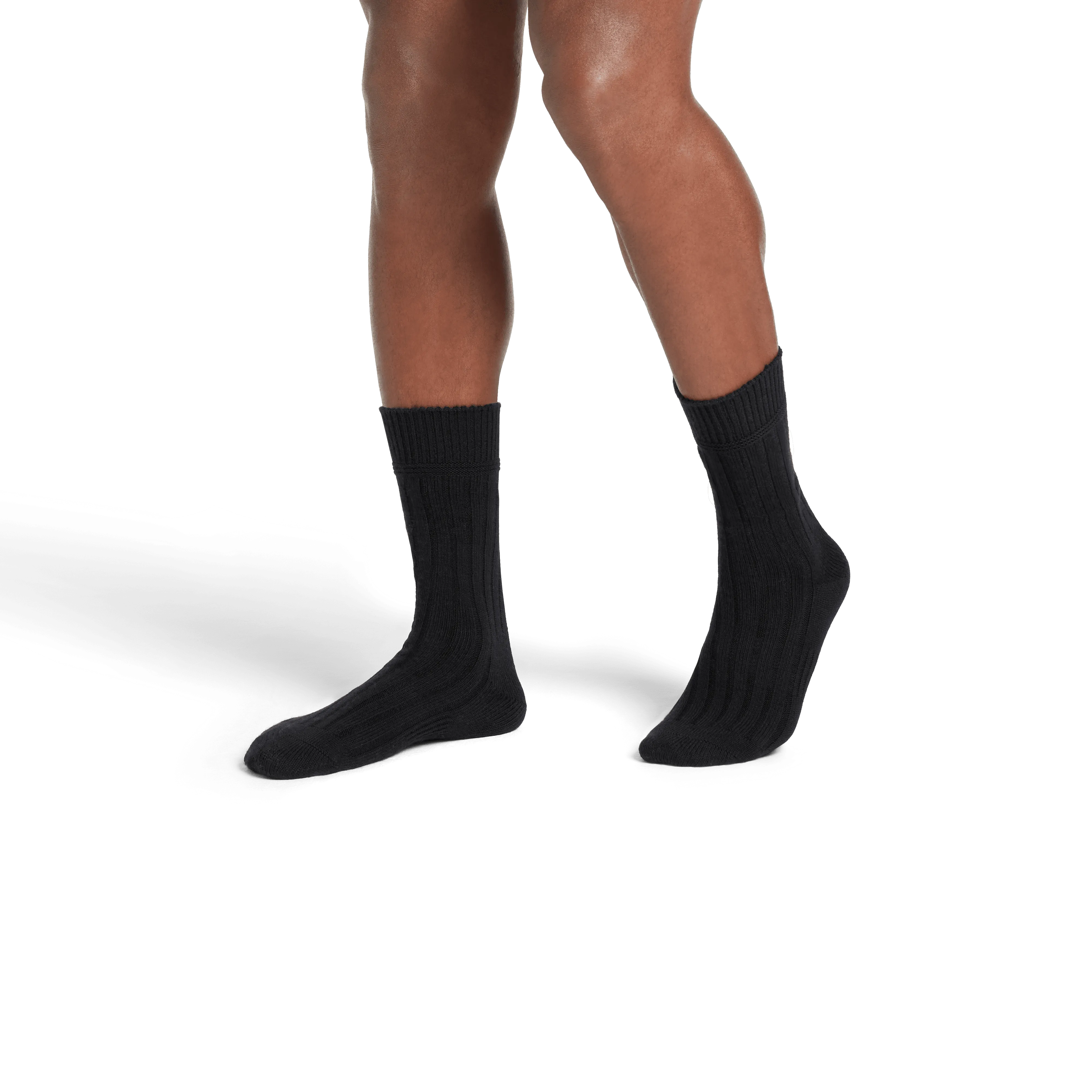 Men's Merino Cashmere Blend Rib Calf Sock 3-Pack