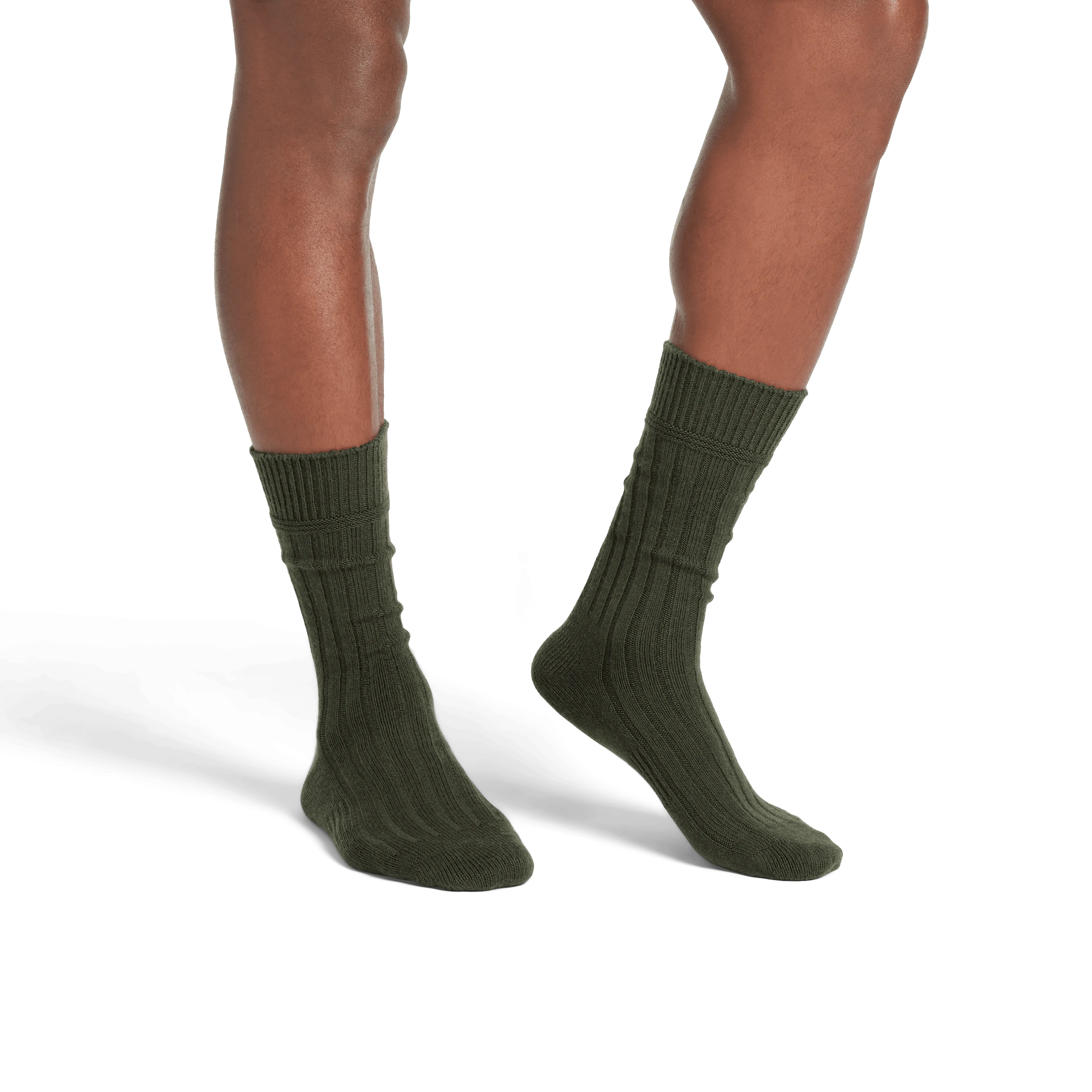 Men's Merino Cashmere Blend Rib Calf Sock 3-Pack
