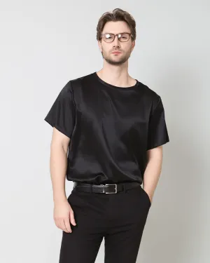 Men's  Silk Casual Regular Soft T-Shirt
