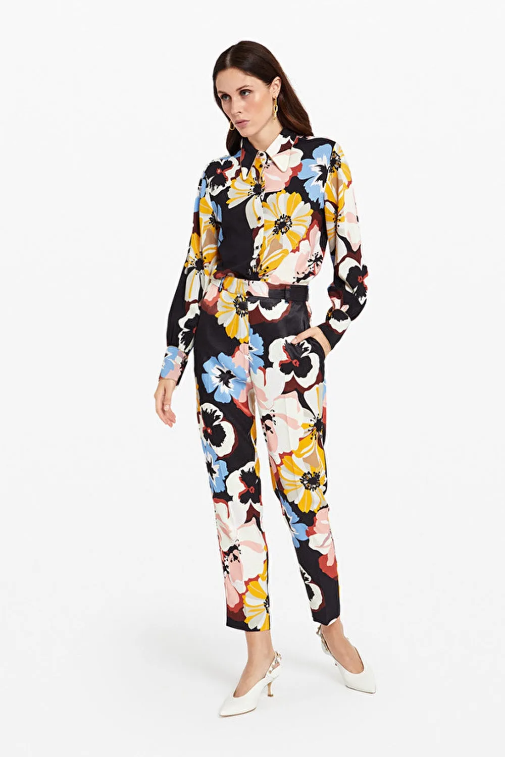 OTTOD'AME CIGARETTE PANT BLACK