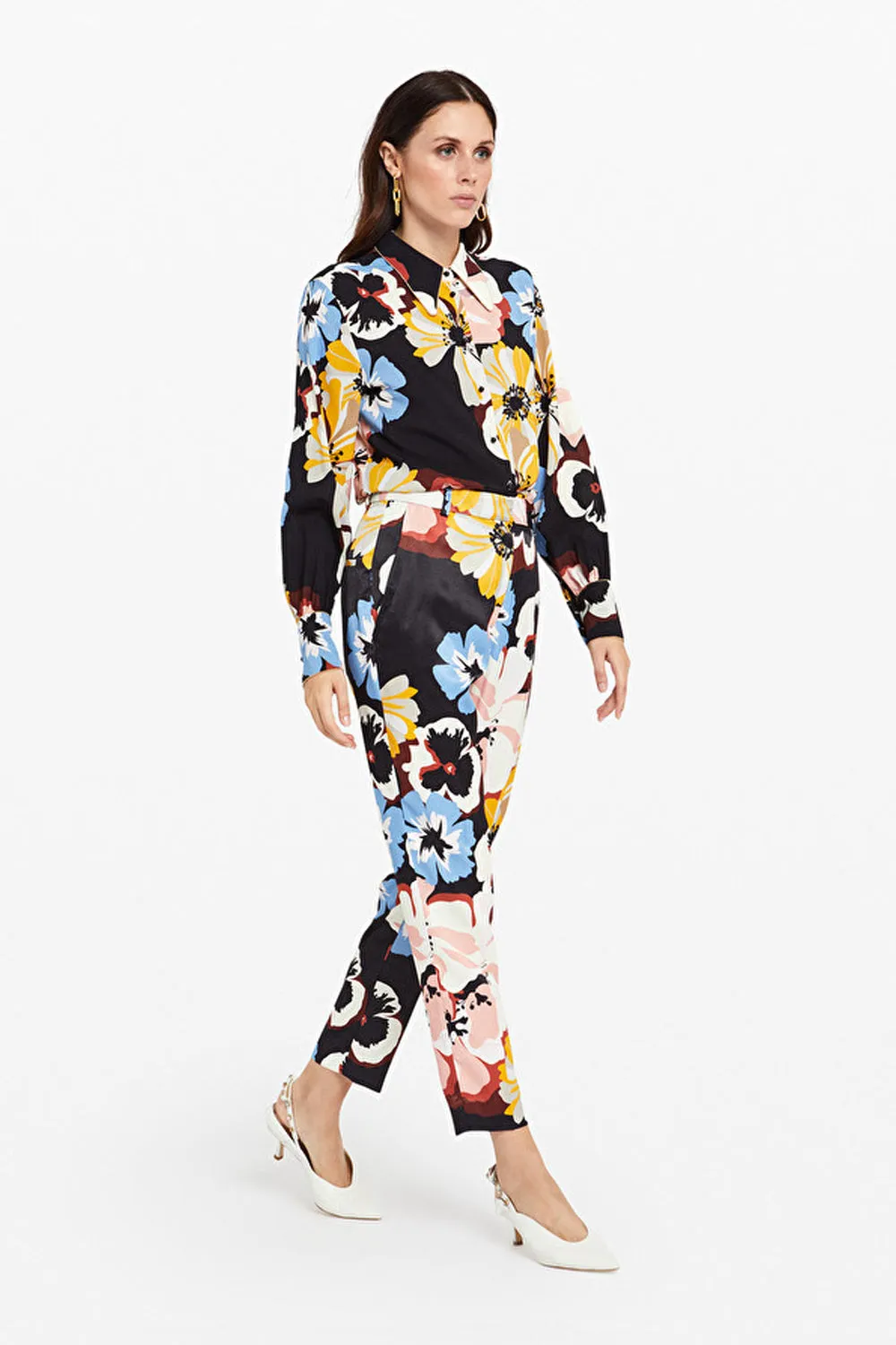 OTTOD'AME CIGARETTE PANT BLACK