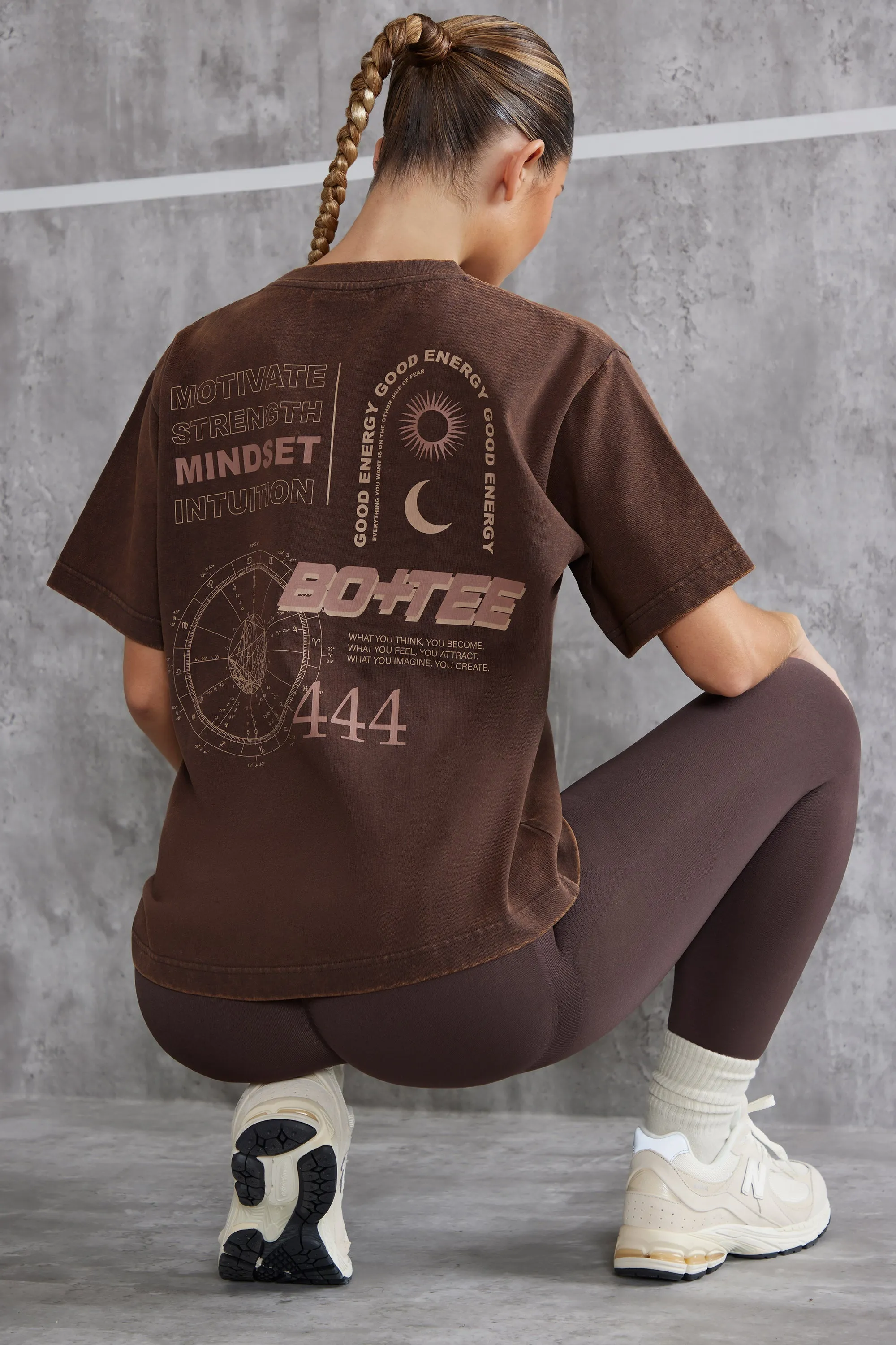 Oversized T-Shirt in Brown