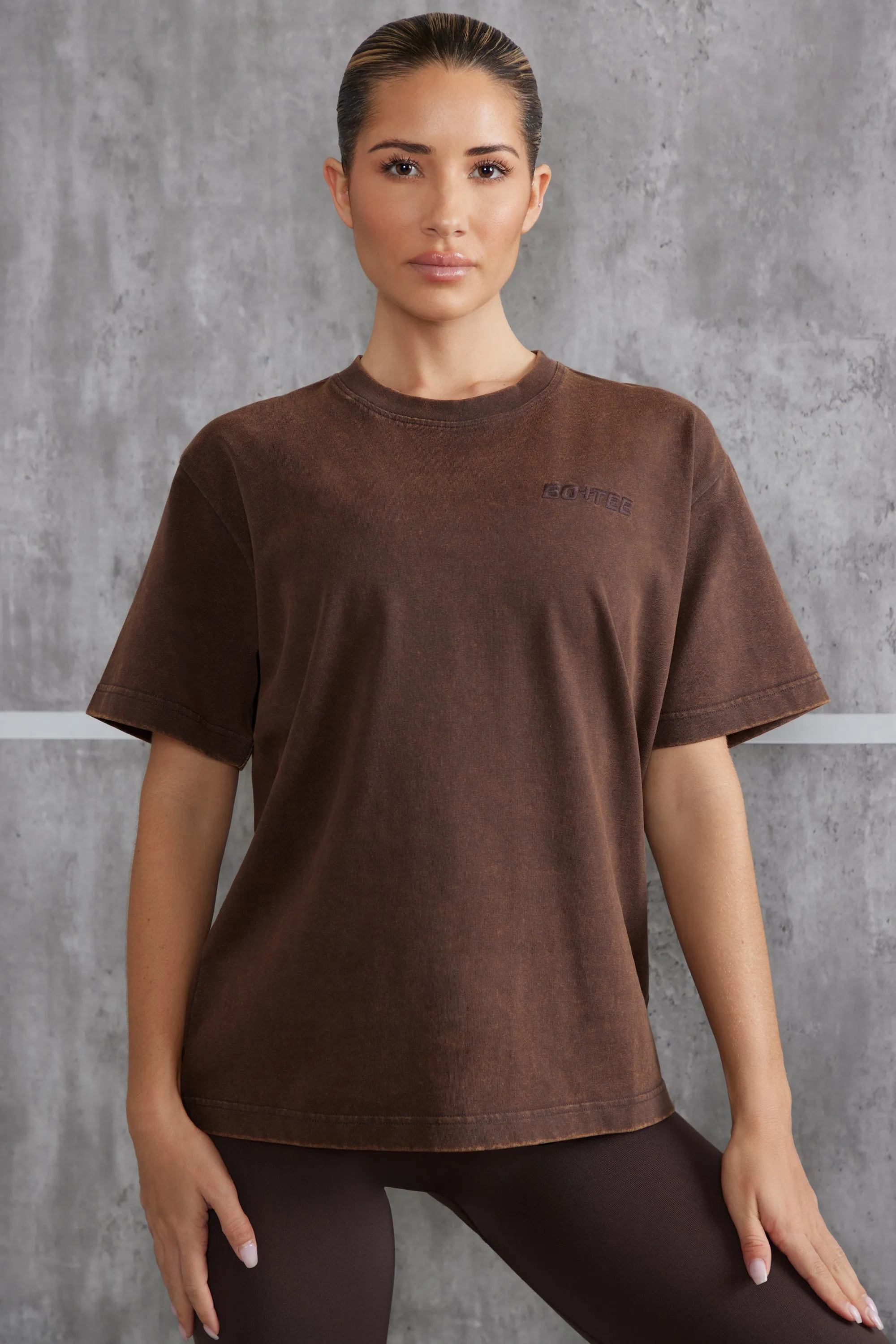 Oversized T-Shirt in Brown