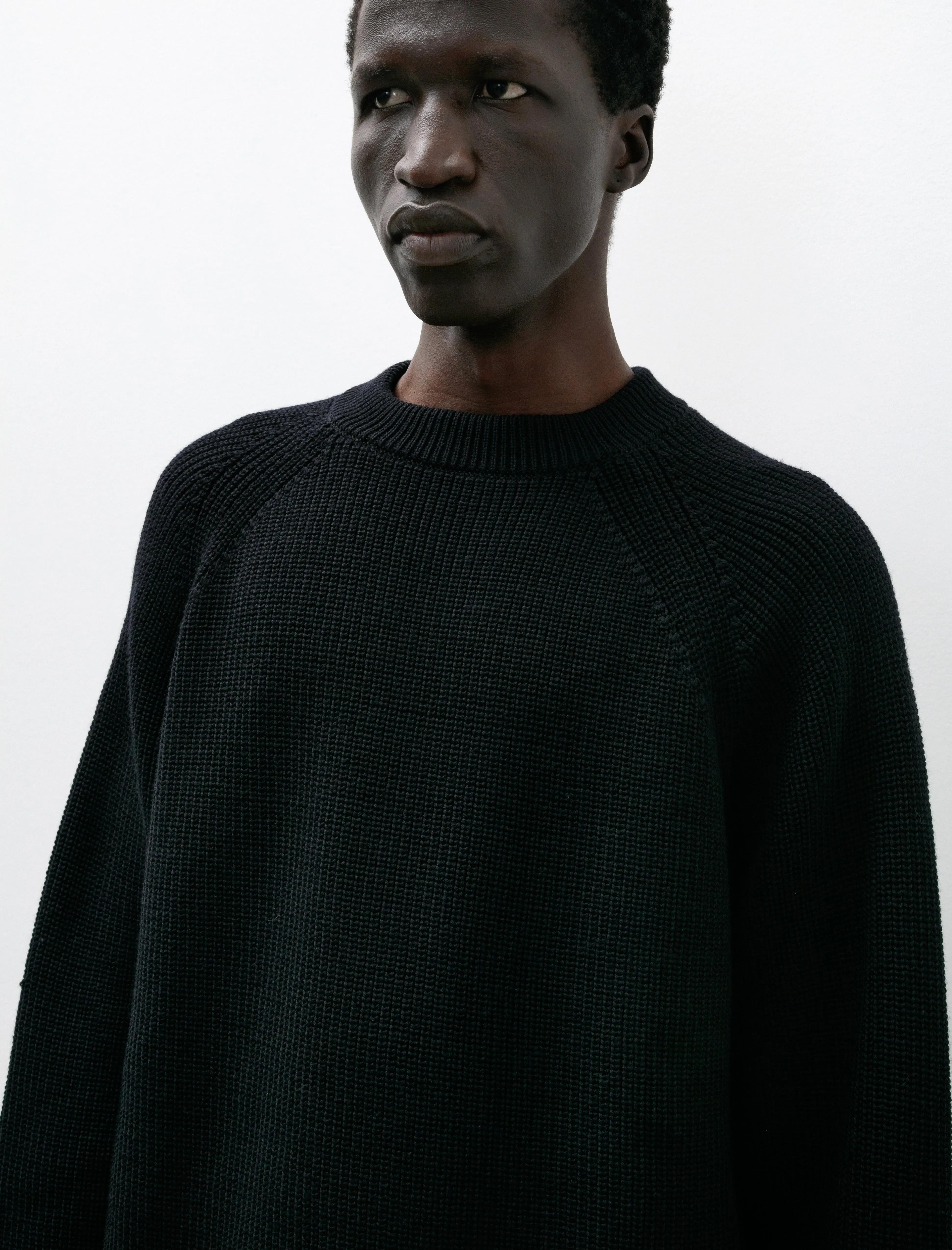 Plano Merino Wool Rib Black
