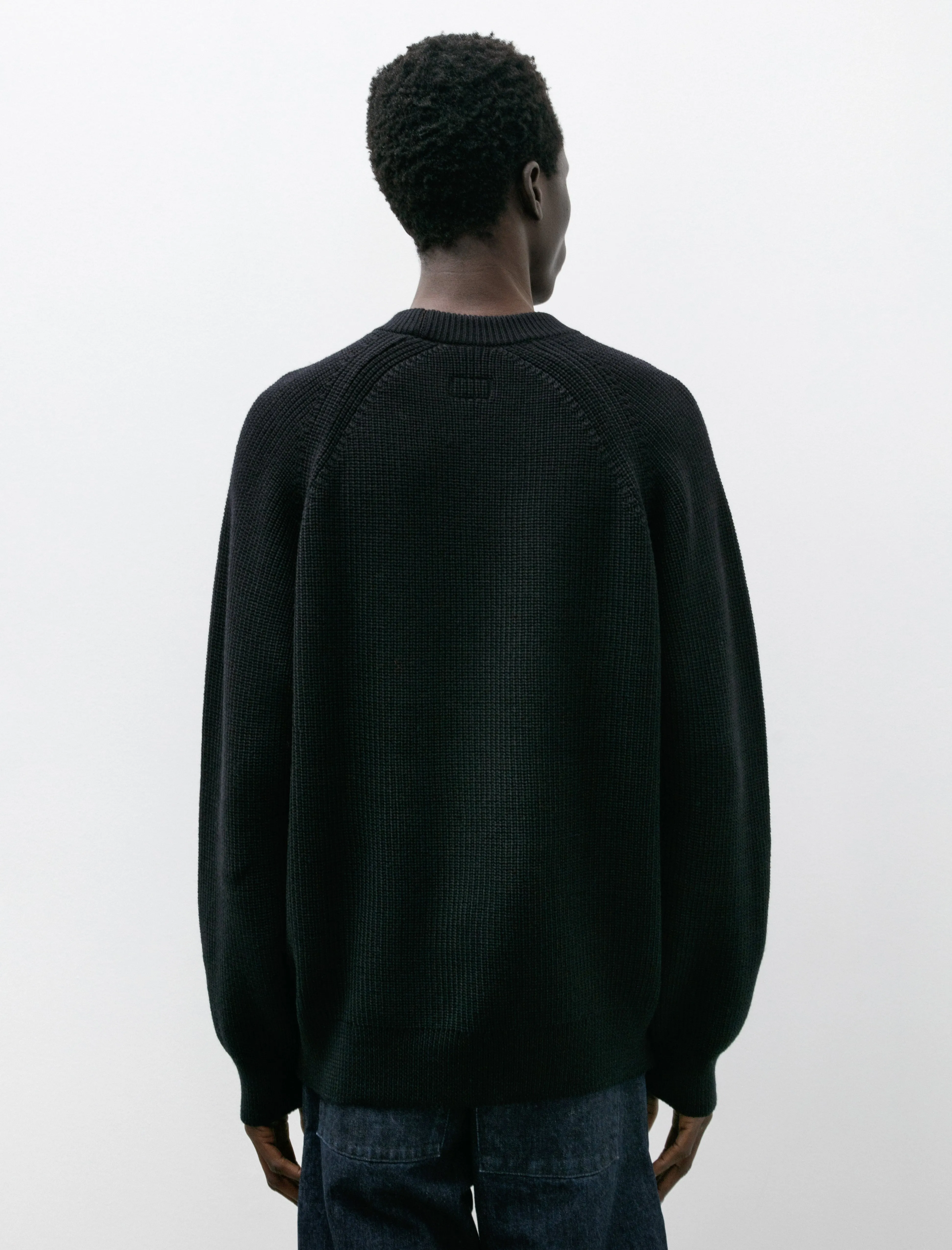 Plano Merino Wool Rib Black