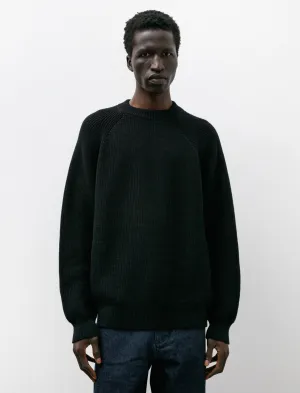 Plano Merino Wool Rib Black
