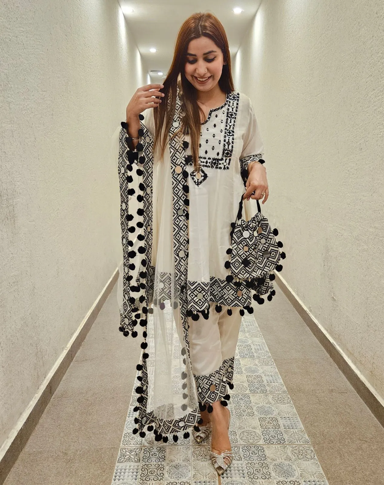 Pure soft silk chanderi shirt