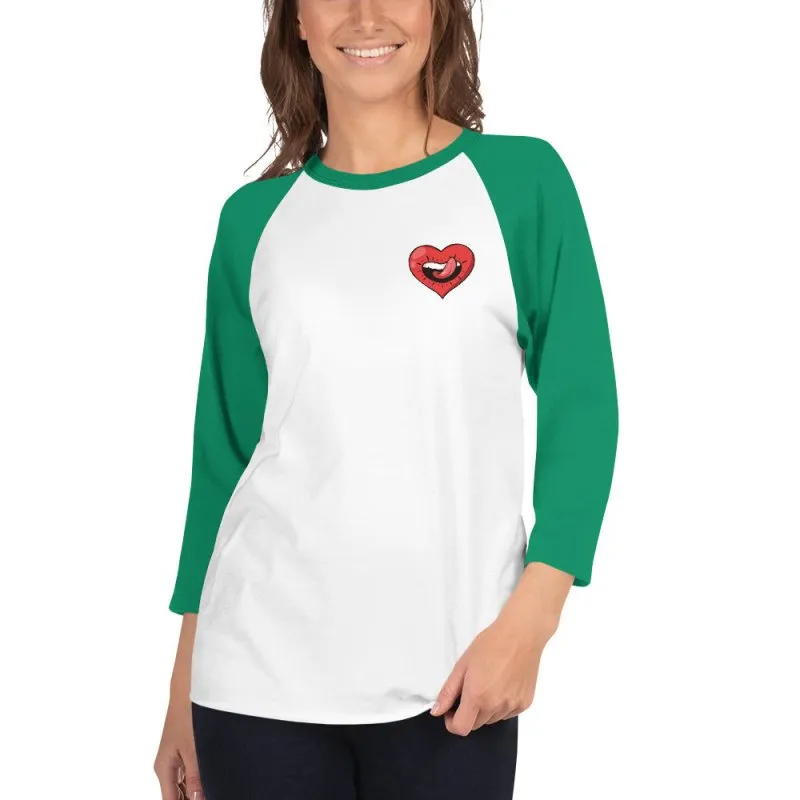 S&B Naughty Raglan Sleeves T-Shirt for Women