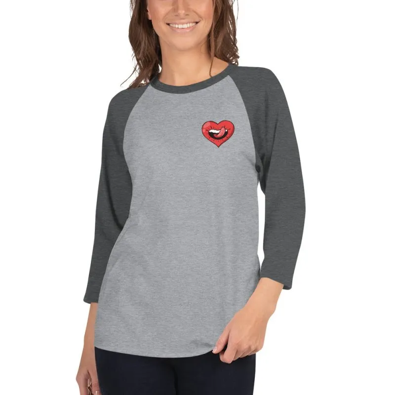 S&B Naughty Raglan Sleeves T-Shirt for Women